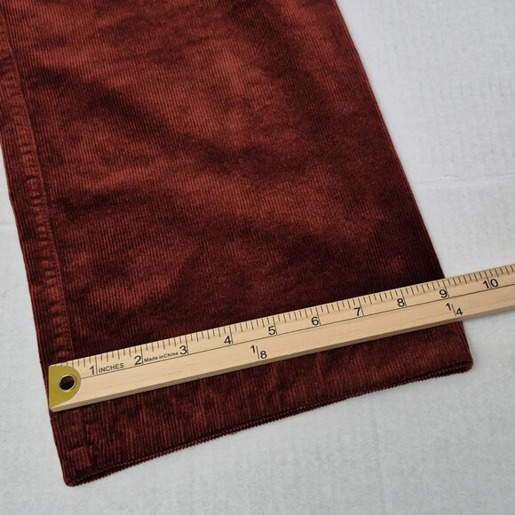 Matty M Womens Wide Leg Corduroy Pant, Brick, Size Small - NWoT - Picture 11 of 11